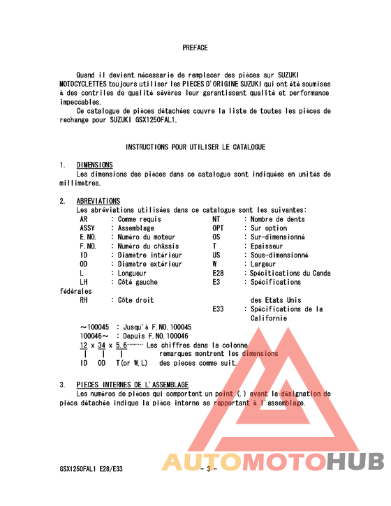 Catalog preface
