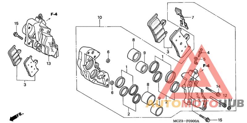 Передний суппорт