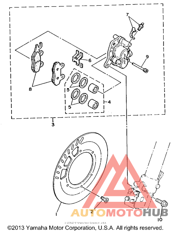 Передний суппорт
