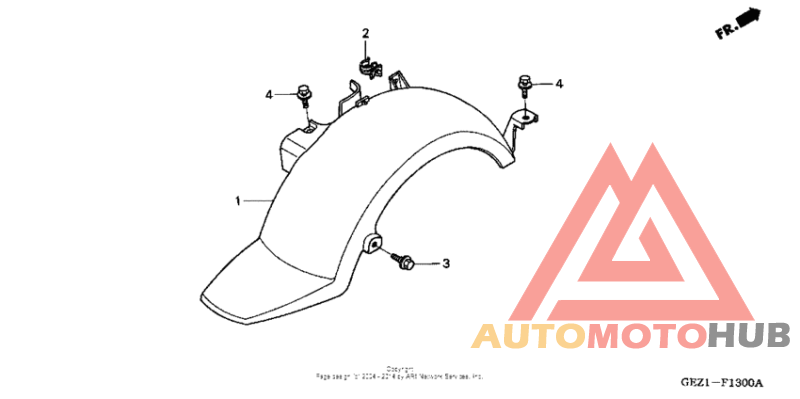 Задний бампер