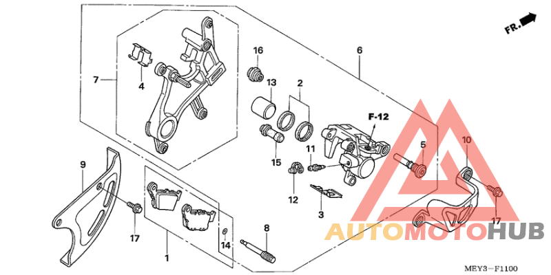 Задний суппорт