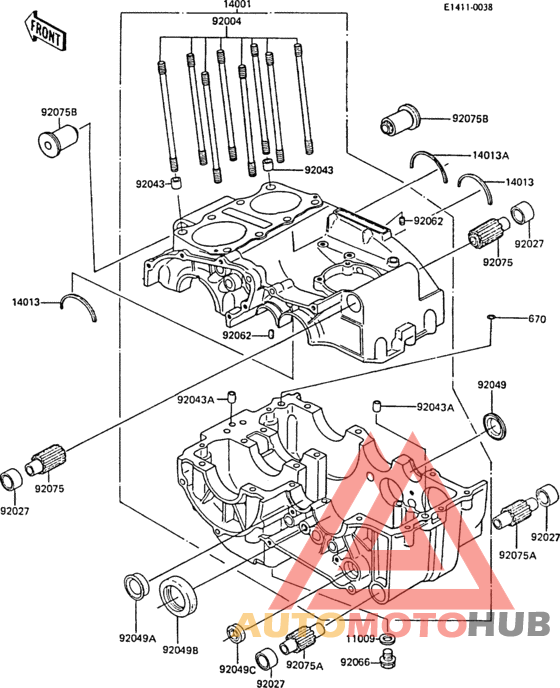 Картер двигателя