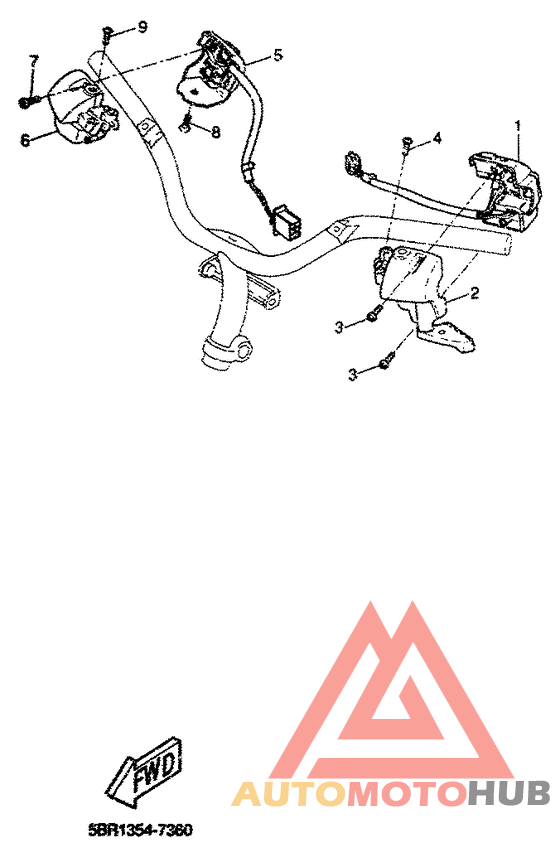 Handle switch. lever