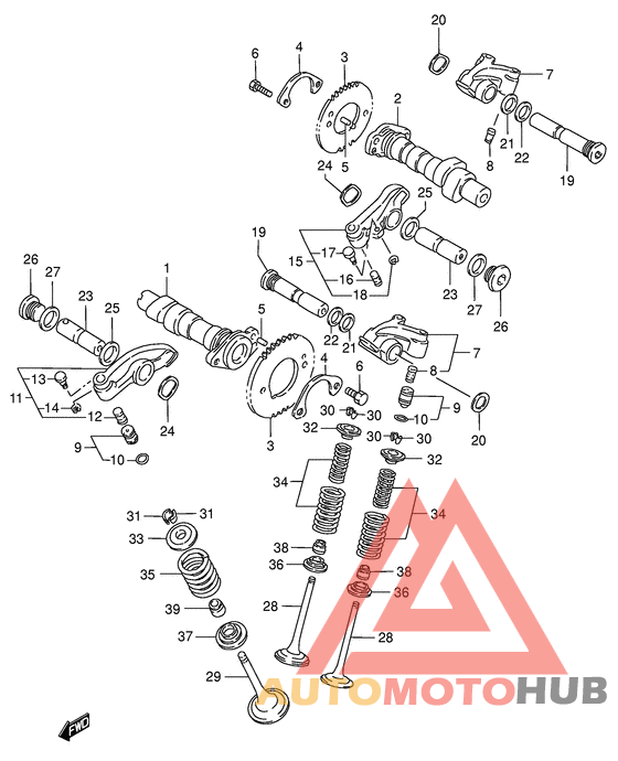 Распредвал -клапана