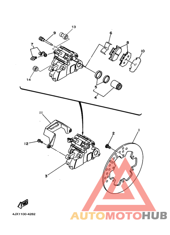 Задний суппорт
