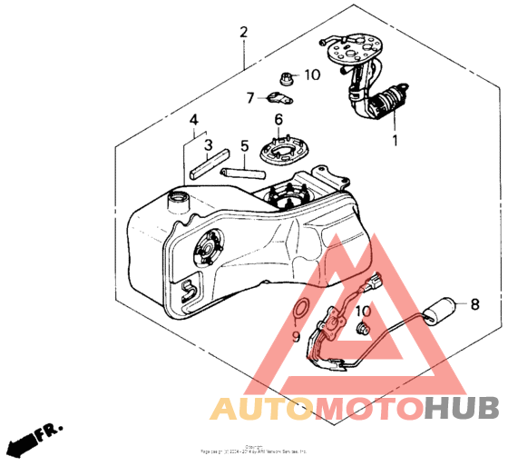 Fuel tank set 90