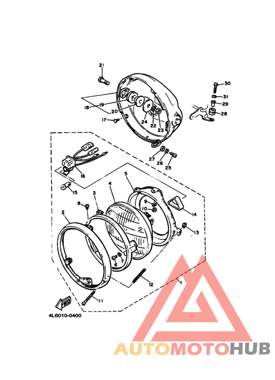 Headlight assy