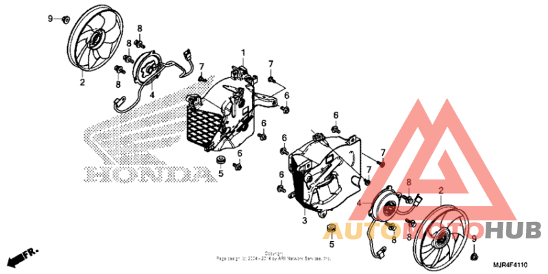Вентилятор охлаждения