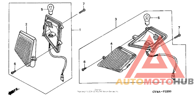 Сигналы поворота передние