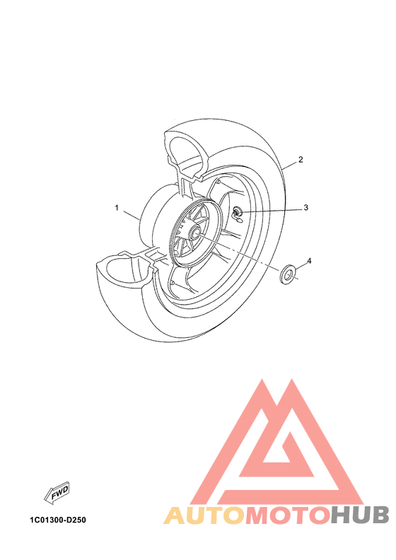 Переднее колесо