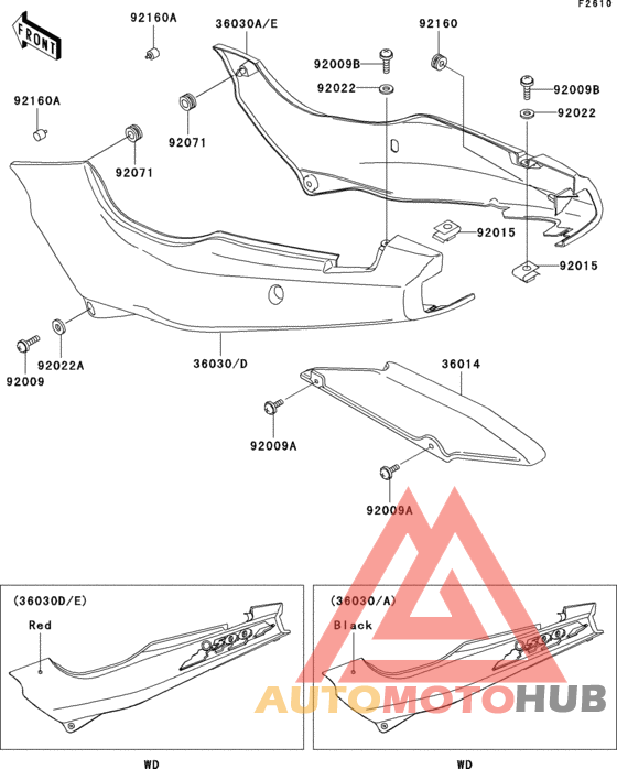 Side covers/chain cover(ex500-d1)