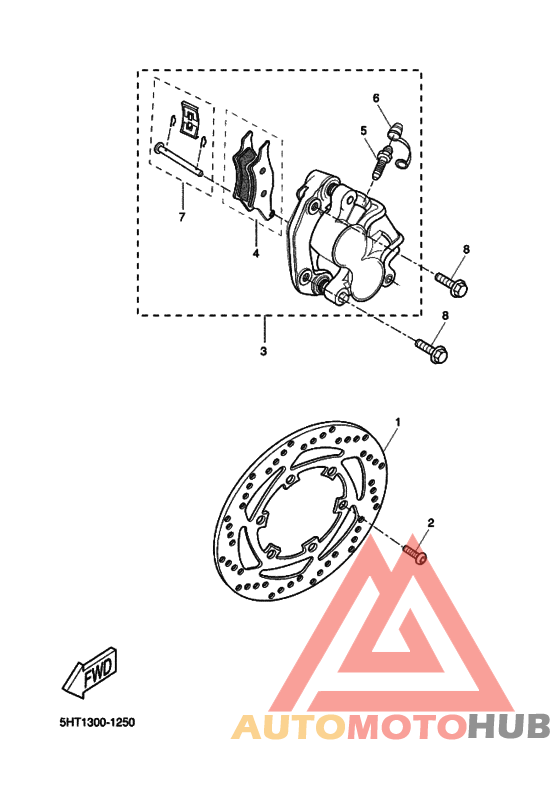 Передний суппорт