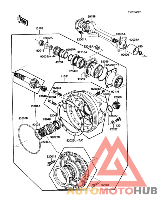 Drive shaft/final gear(1/2)