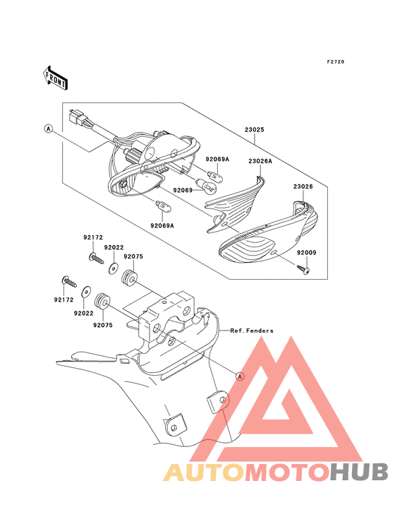 Taillight unit ass`y
