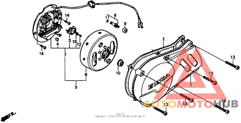 Left crankcase cover 85-91