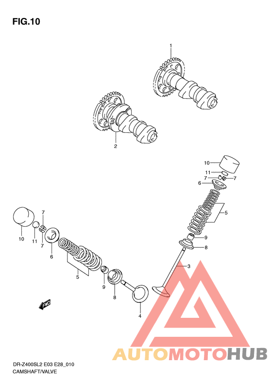 Распред вал/клапана