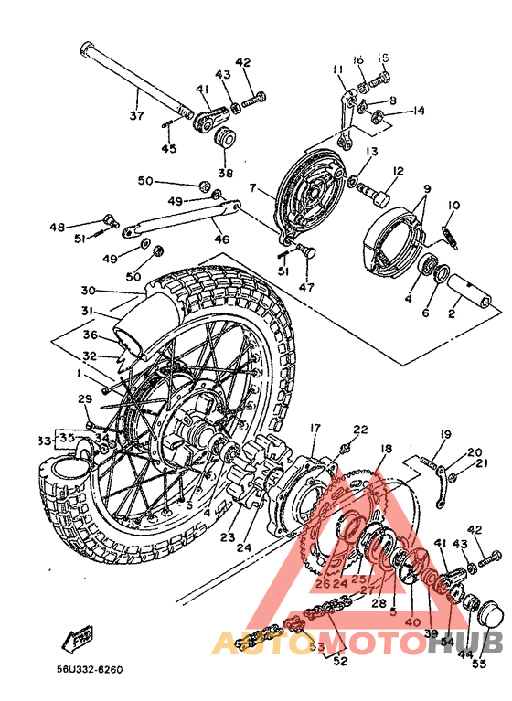 Переднее колесо