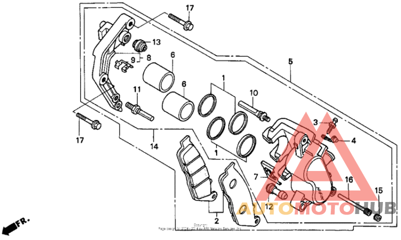 Передний суппорт