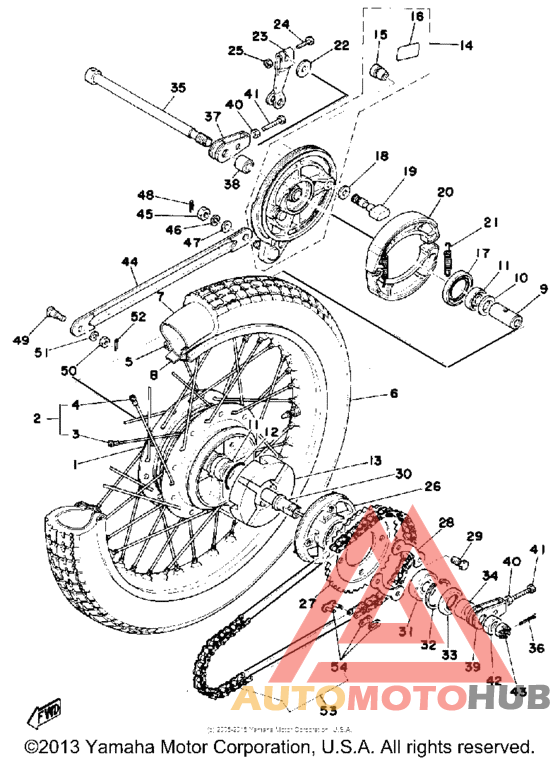 Переднее колесо