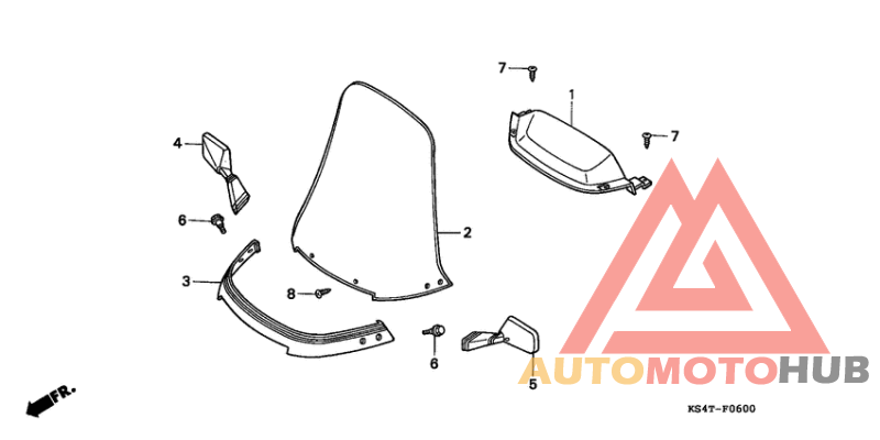 Meter visor/wind screen