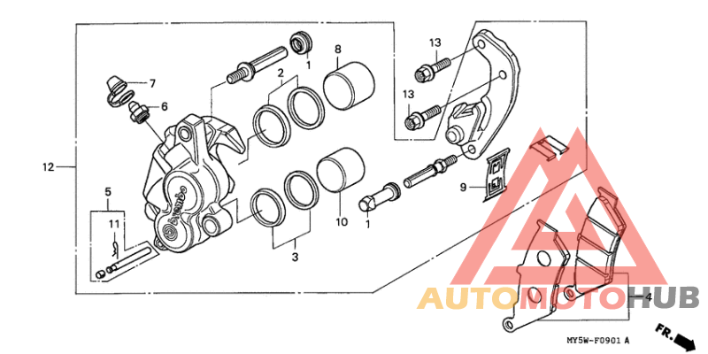 Передний суппорт