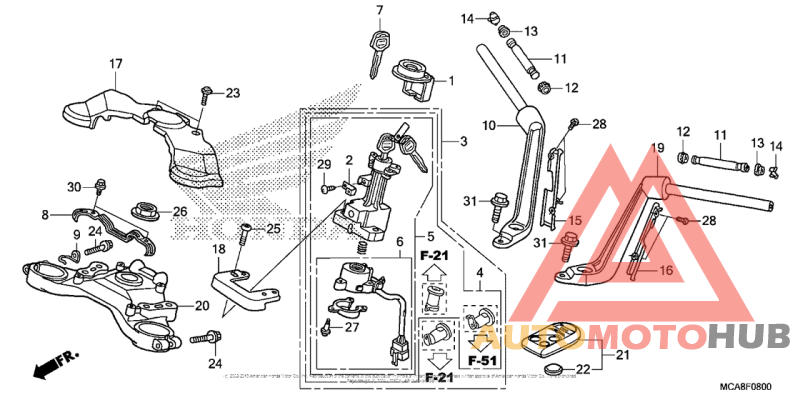 Handlebar + Top Bridge