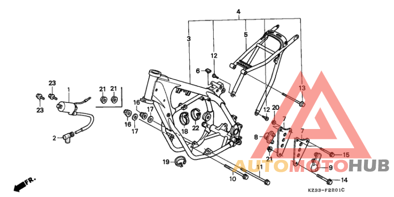 Frame body/ ignition coil