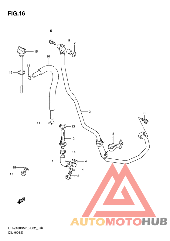 Шланг масляный