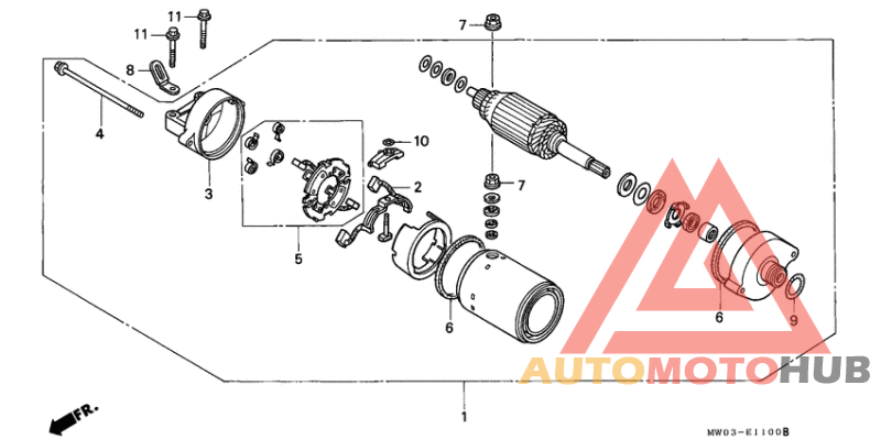 Стартерный мотор