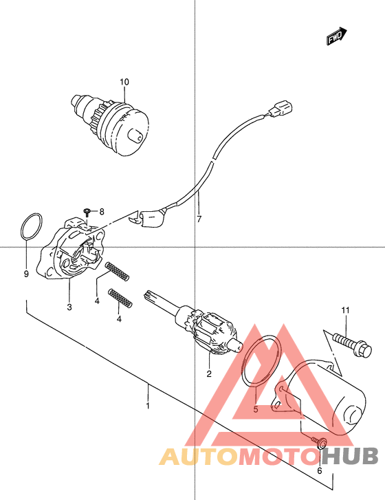 Стартерный мотор