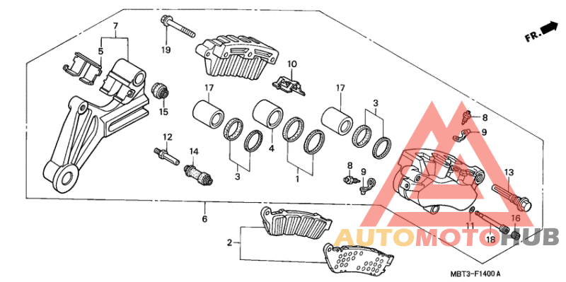 Задний суппорт