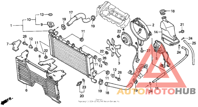 F2 radiator 91-94