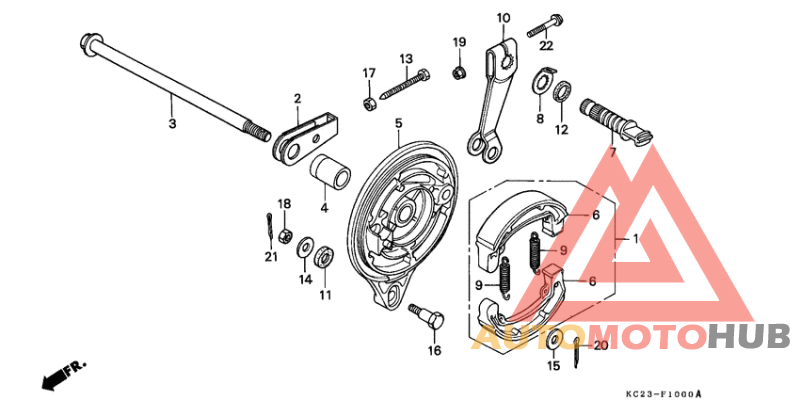 Задний тормоз