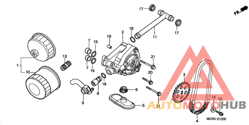 Oil filter/oil pump