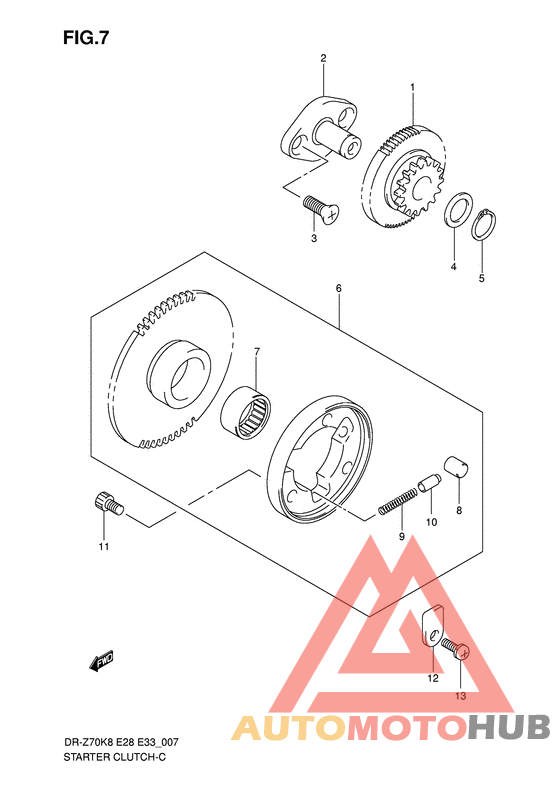 Муфта стартера