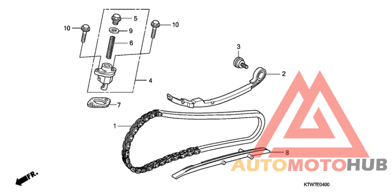Держатель направляющей