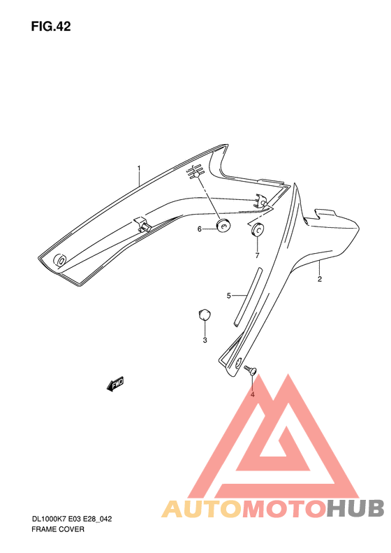 Обтекатель задний