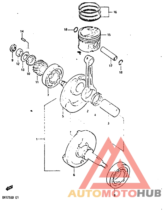Вал коленчатый