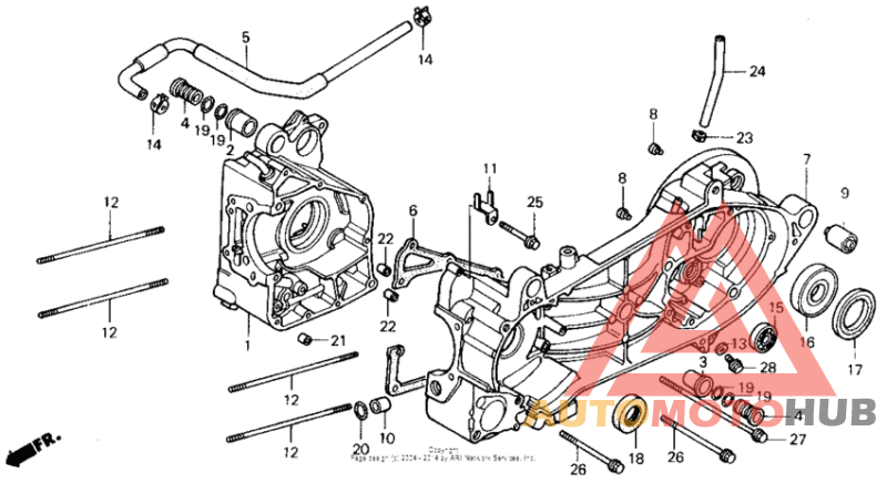 Картер двигателя