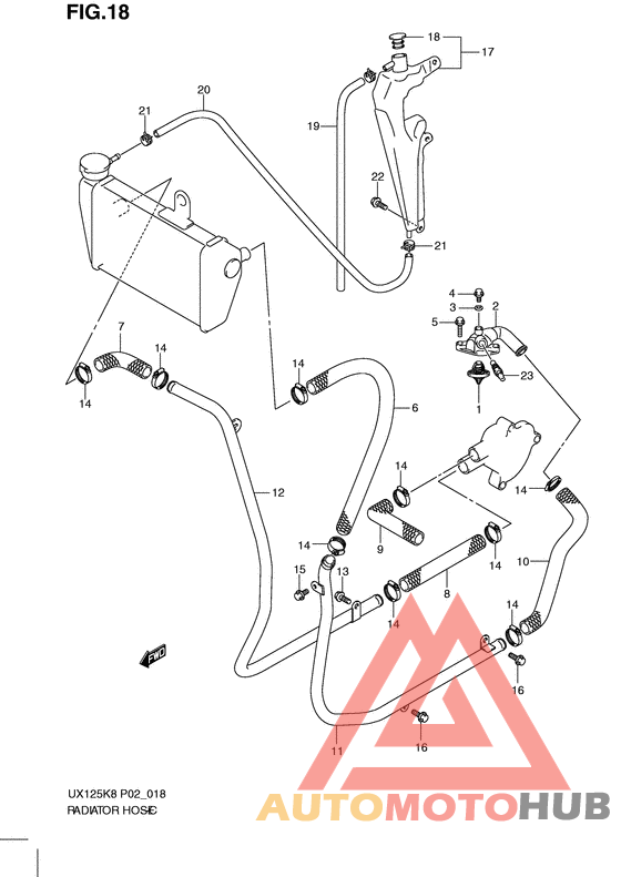 Радиатор hose