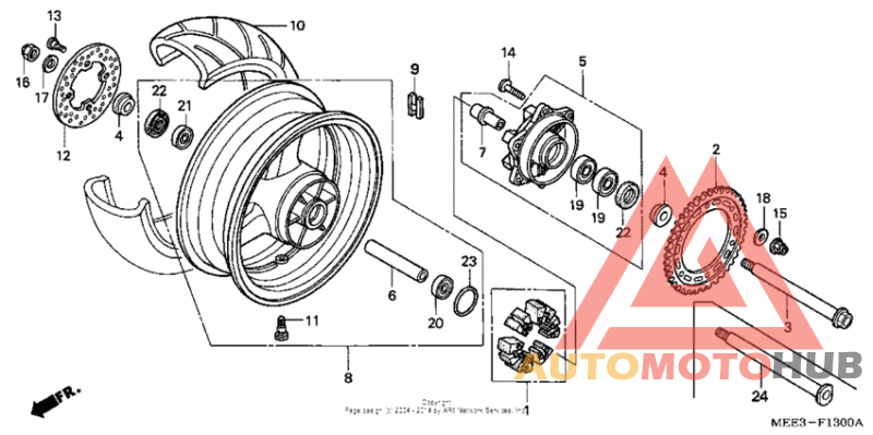 Переднее колесо