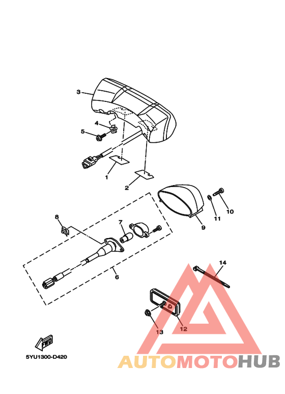 Taillight unit ass`y
