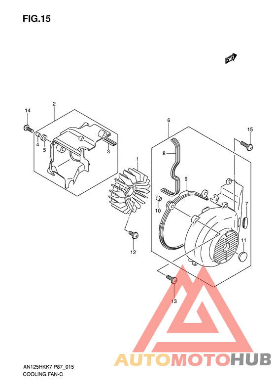 Вентилятор охлаждения