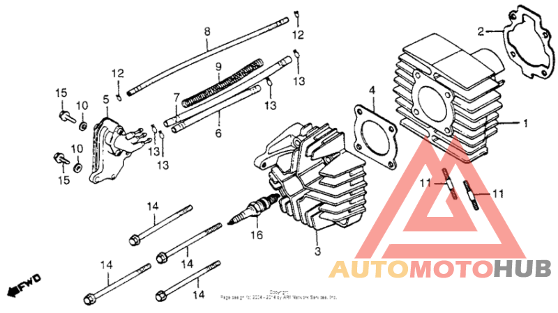 Cylinder cylinder head