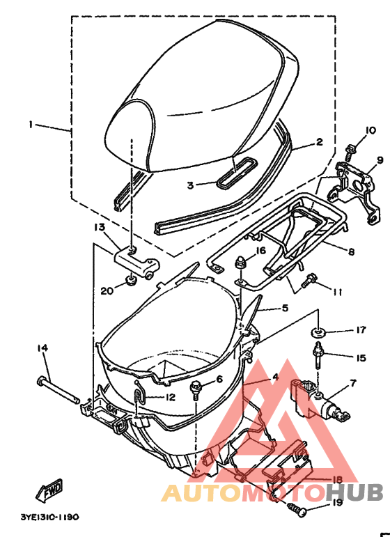 Сиденье и держатель