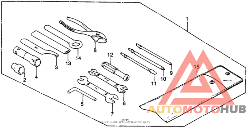Xl500s tools 79-81