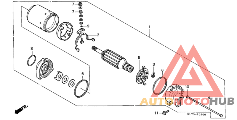 Стартерный мотор