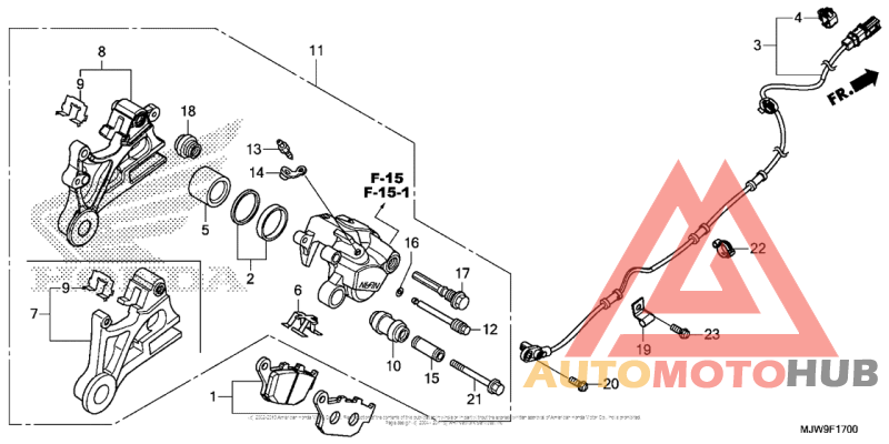 Задний суппорт