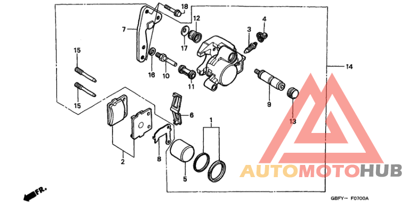 Передний суппорт