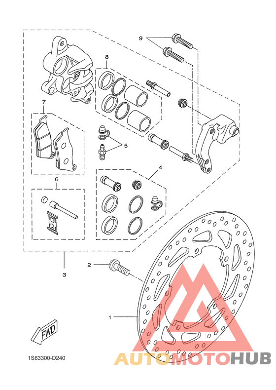 Передний суппорт